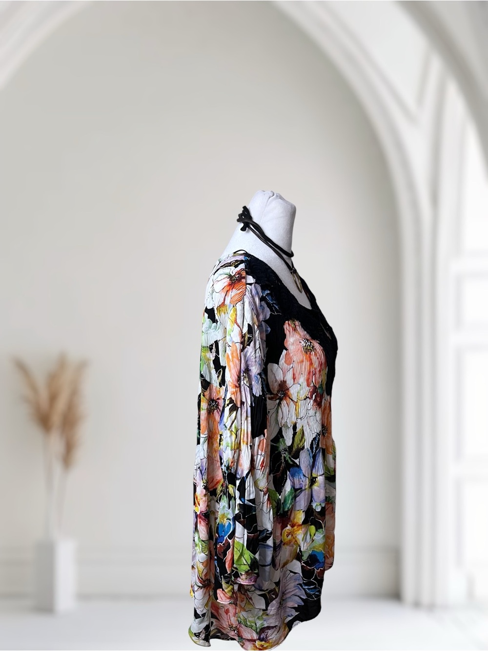 Spense Floral Print Tunic Top Size 2X - Picture 5 of 10